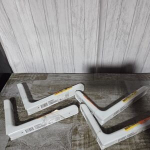 4 EVERBILT LARGE DESIGNER SHELF BRACKETS